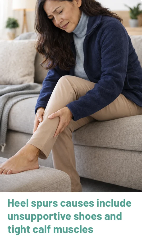 Heel spur causes